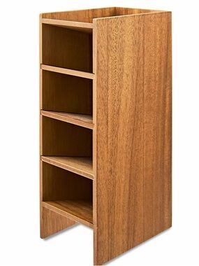 Pen+Gear Wooden Pencil Tower Desktop Organizer, Multitier 3.6 in x 5 in x 9.9